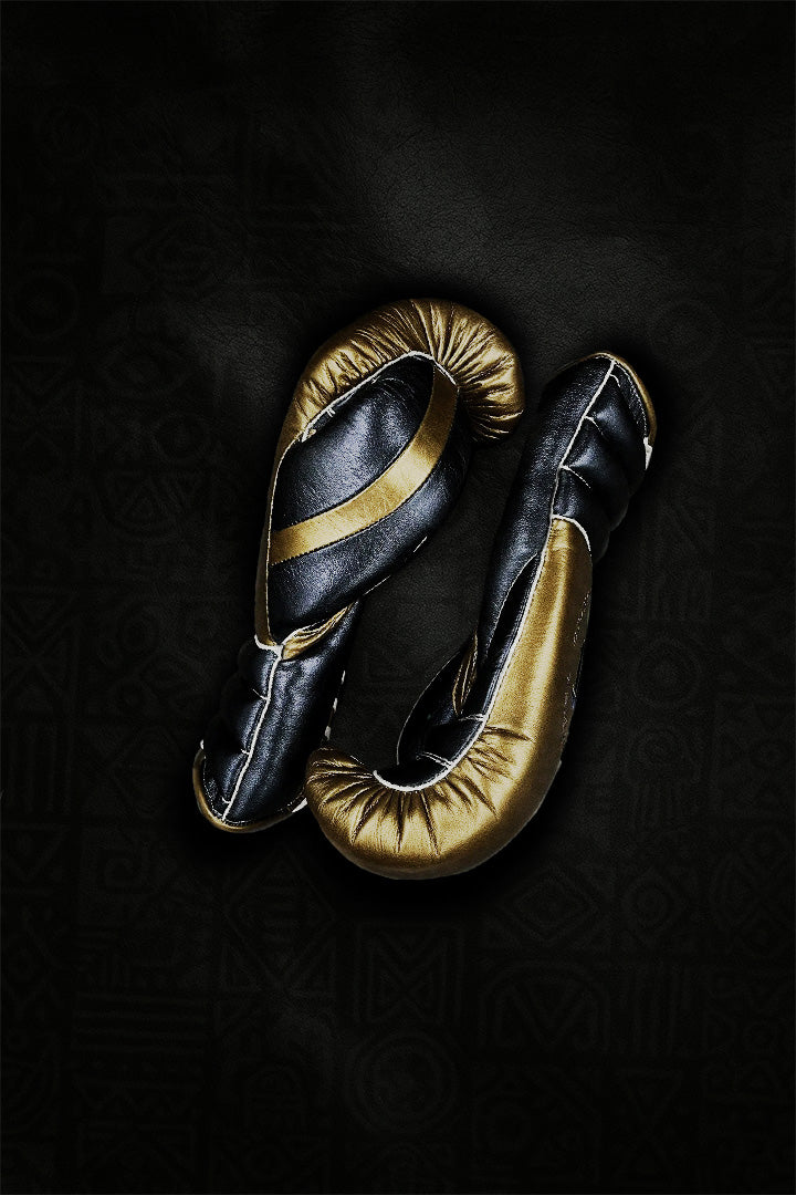 K'an tak'in Pu Padding Lace Up Training Gloves